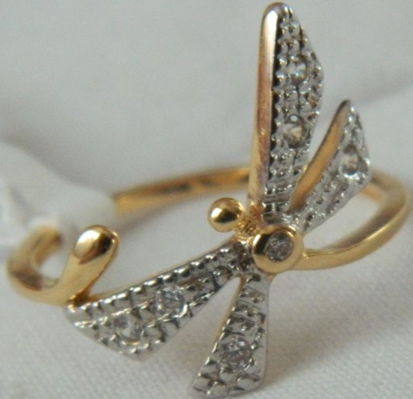 Lindo Anel Folheado a Ouro  Nº 16 REF: 29393010